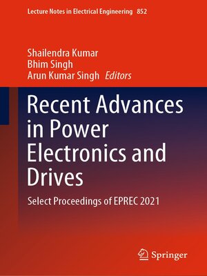 cover image of Recent Advances in Power Electronics and Drives